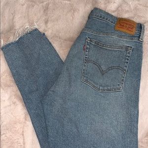 LEVIS WEDGIE FIT HIGH WAISTED JEANS